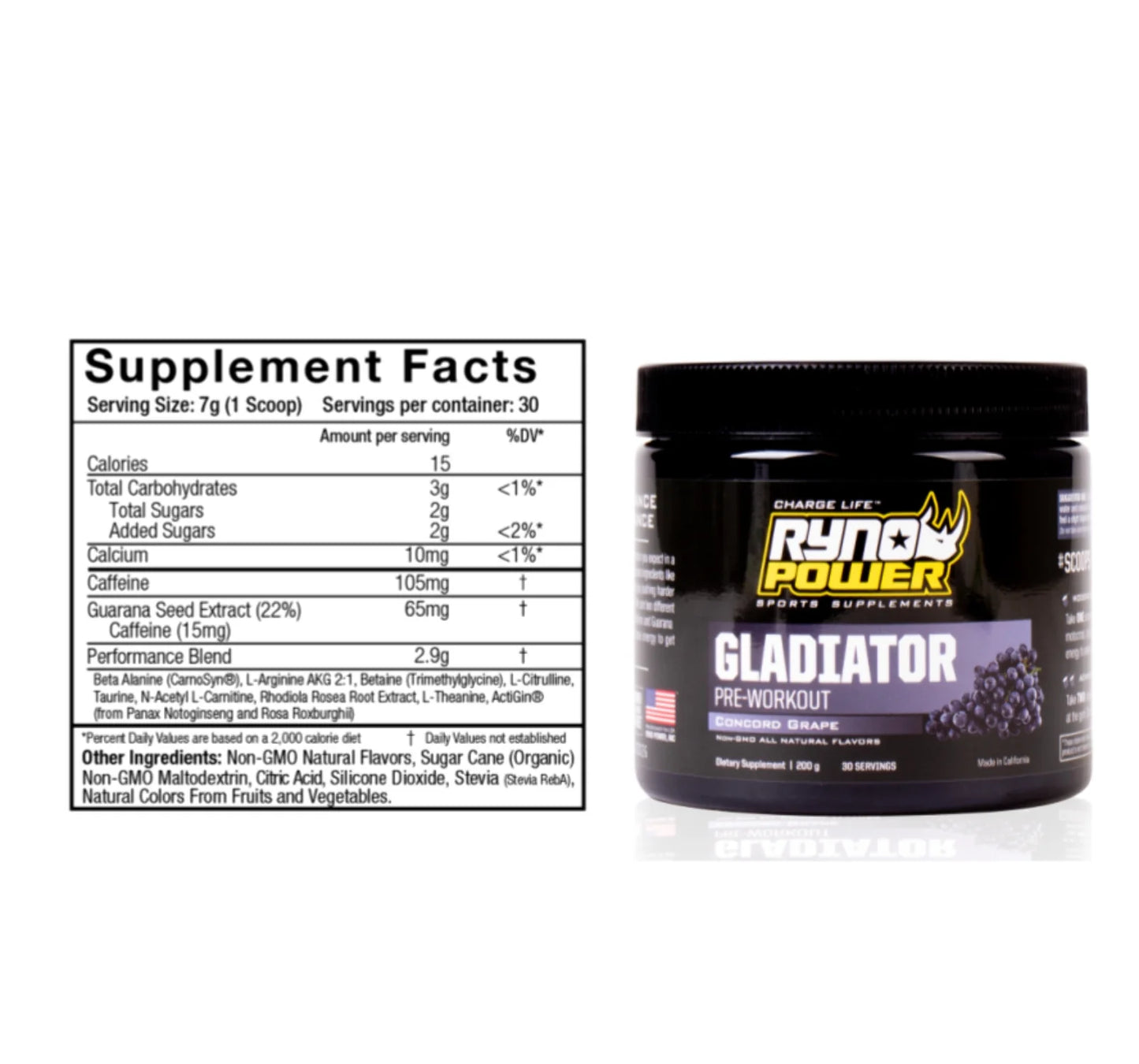 GLADIATOR Pre-Workout Drink Mix