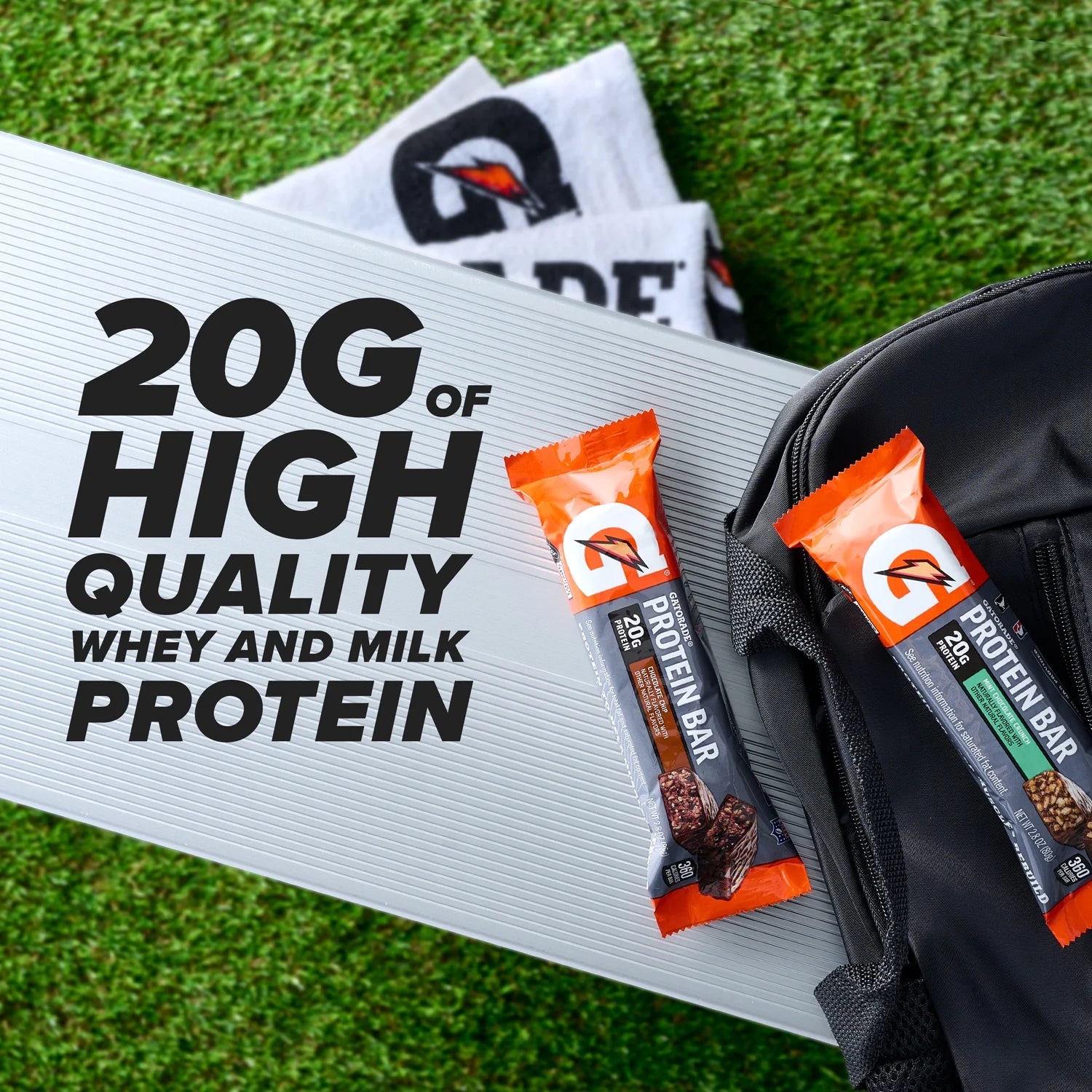 (3 Pack)  Protein Bars, Peanut Butter Chocolate, 20G Protein, 6 Bars