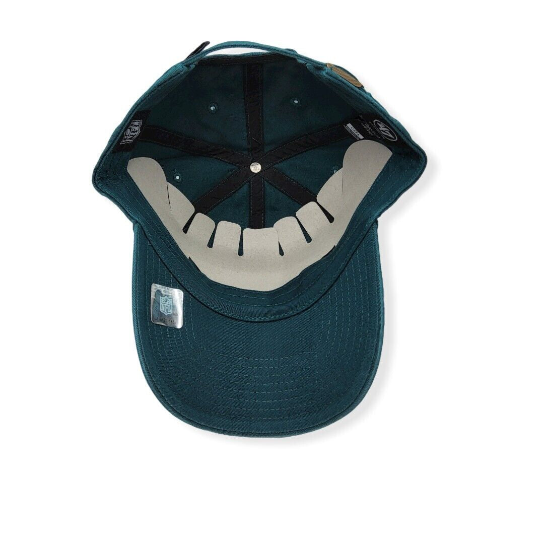 '47 Philadelphia Eagles Clean up Hunter Green Adjustable Strap Hat Dad Cap