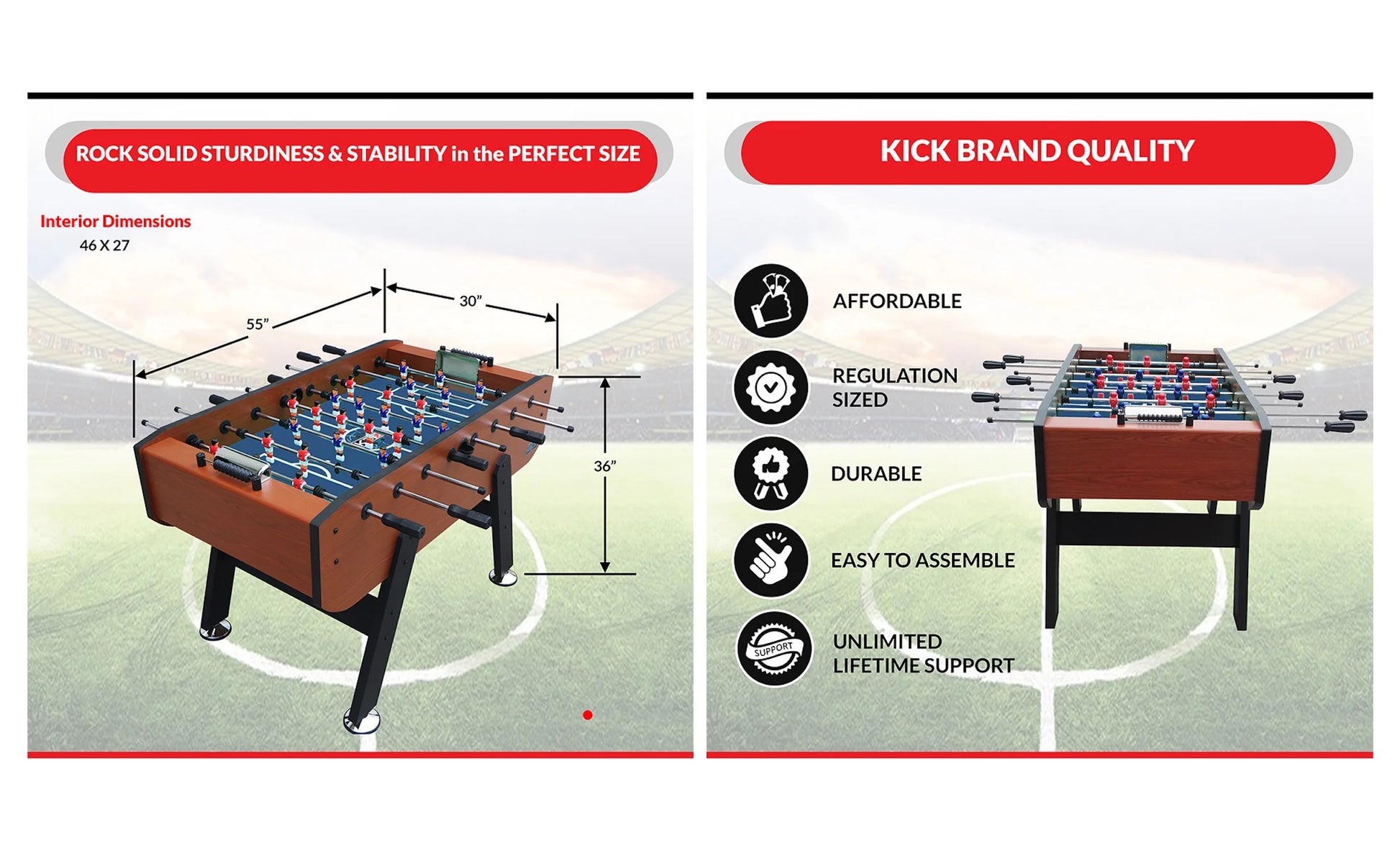 Solstice 55" Foosball Table