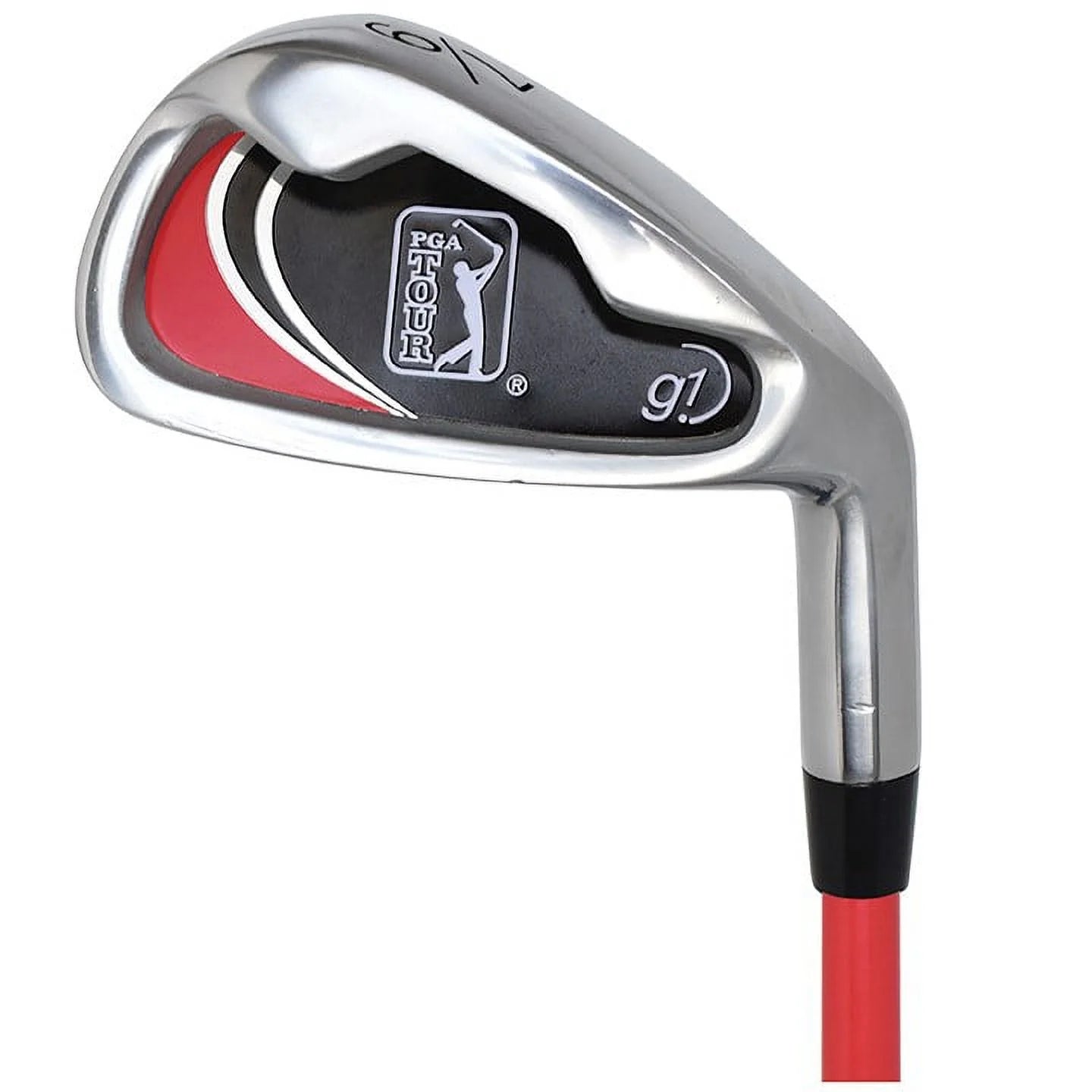 G1 Series Kids Red Golf Club Set with 3 Clubs, Carry Bag & 5 Total Pieces, 4'1"-4'8", Ages 5-8
