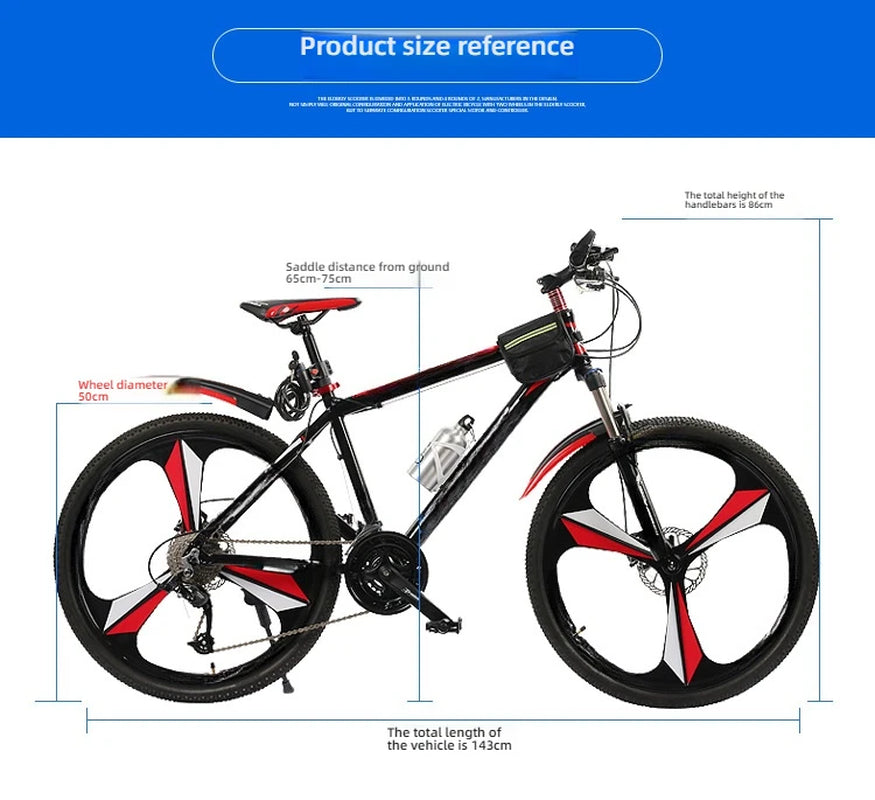 Mountain Bikes Men'S Variable Speed Off-Road Bikes Teenage Students Women'S Road Racing Adult Outdoor Sports Commuting