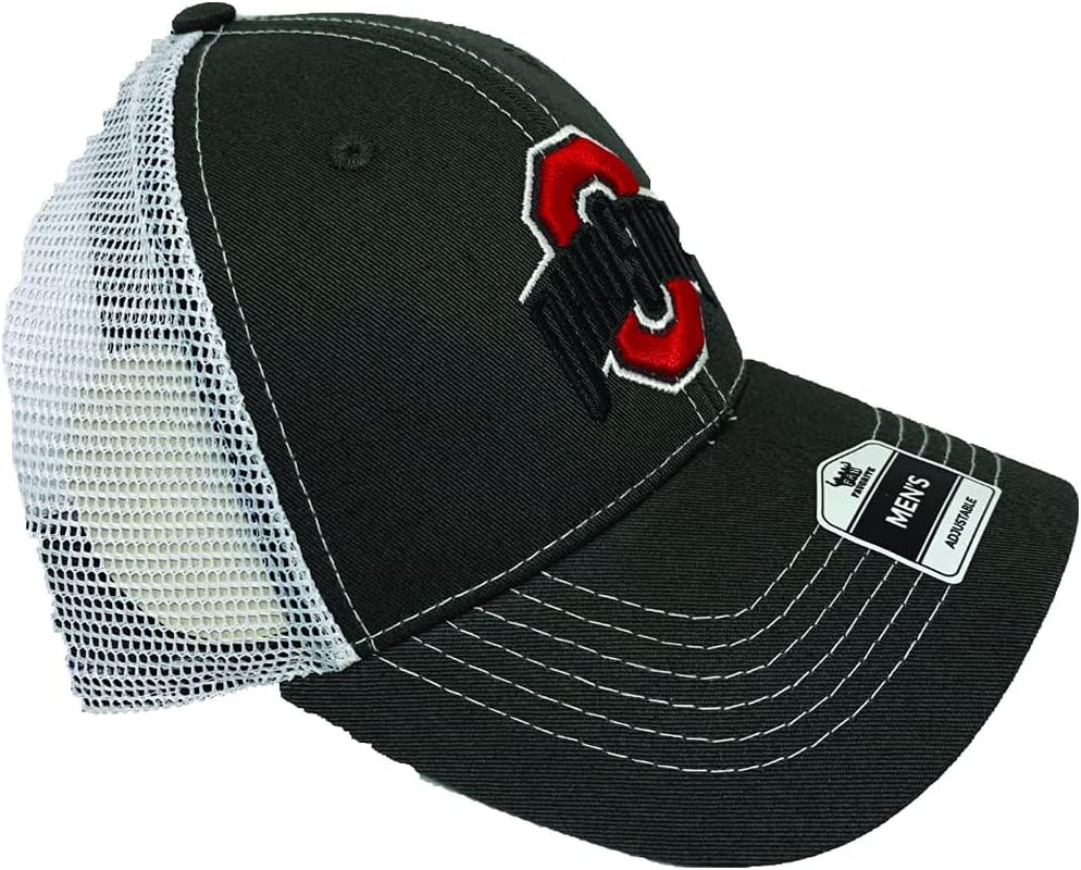 Ohio State Buckeyes Adjustable Cap Mesh Back Hat