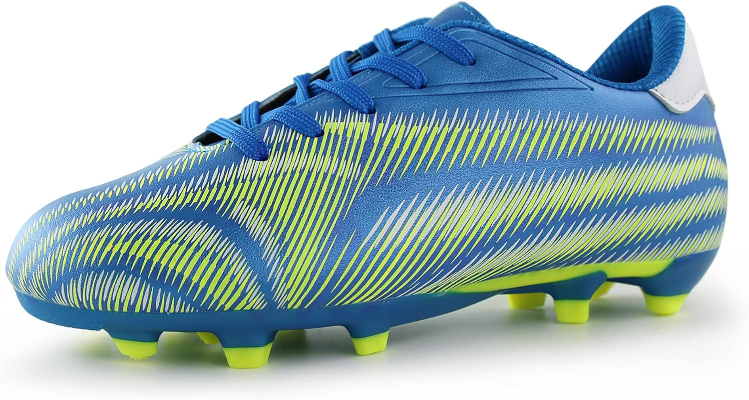 Boys Girls Outdoor Firm Ground Soccer Cleats(Toddler/Little Kid/Big Kid)