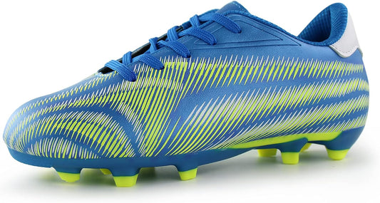 Boys Girls Outdoor Firm Ground Soccer Cleats(Toddler/Little Kid/Big Kid)