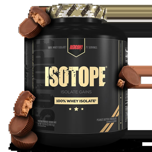 Isotope 100% Whey Protein Isolate Powder, Peanut Butter Chocolate, 5Lb