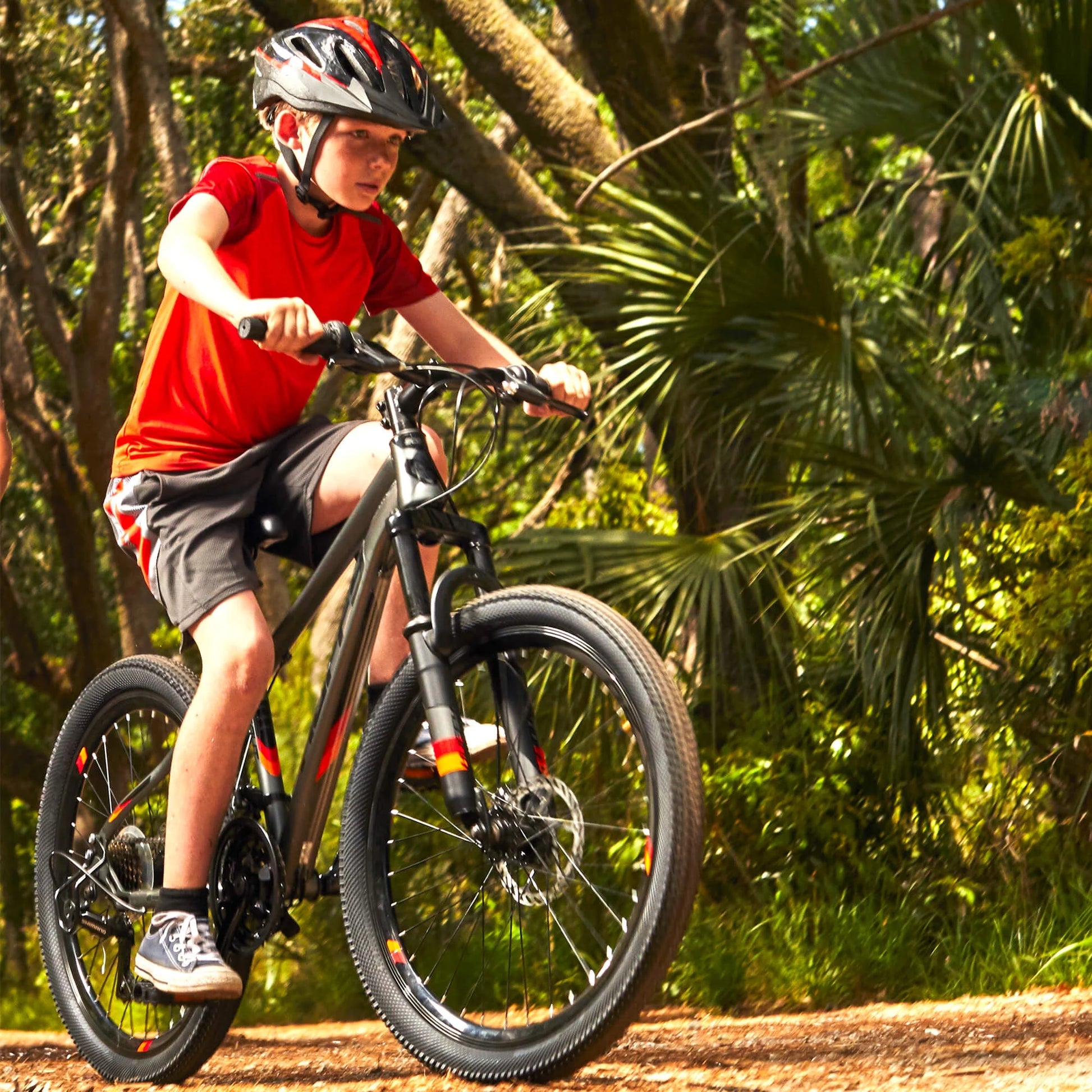 Scout Hardtail Mountain Bike, 24" Wheels, 21-Speeds, Disc Brakes
