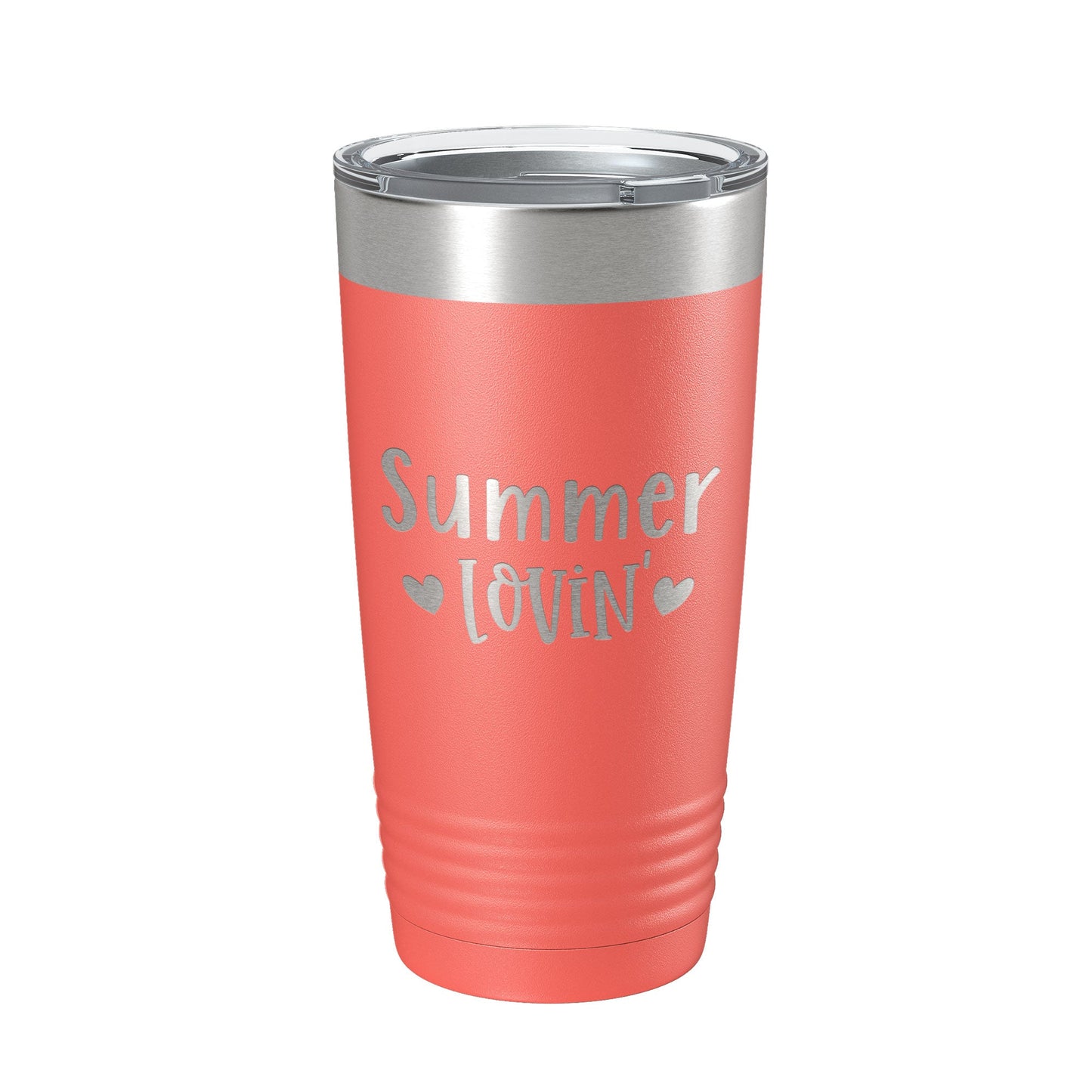 Summer Lovin' Tumbler Loving Travel Mug Insulated Laser Engraved Coffee Cup 20 oz