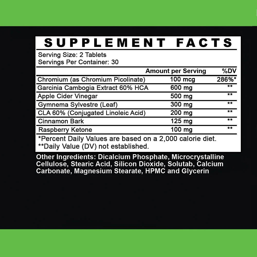 Garcinia with Apple Cider Vinegar Weight Loss Pills, 60 Ct