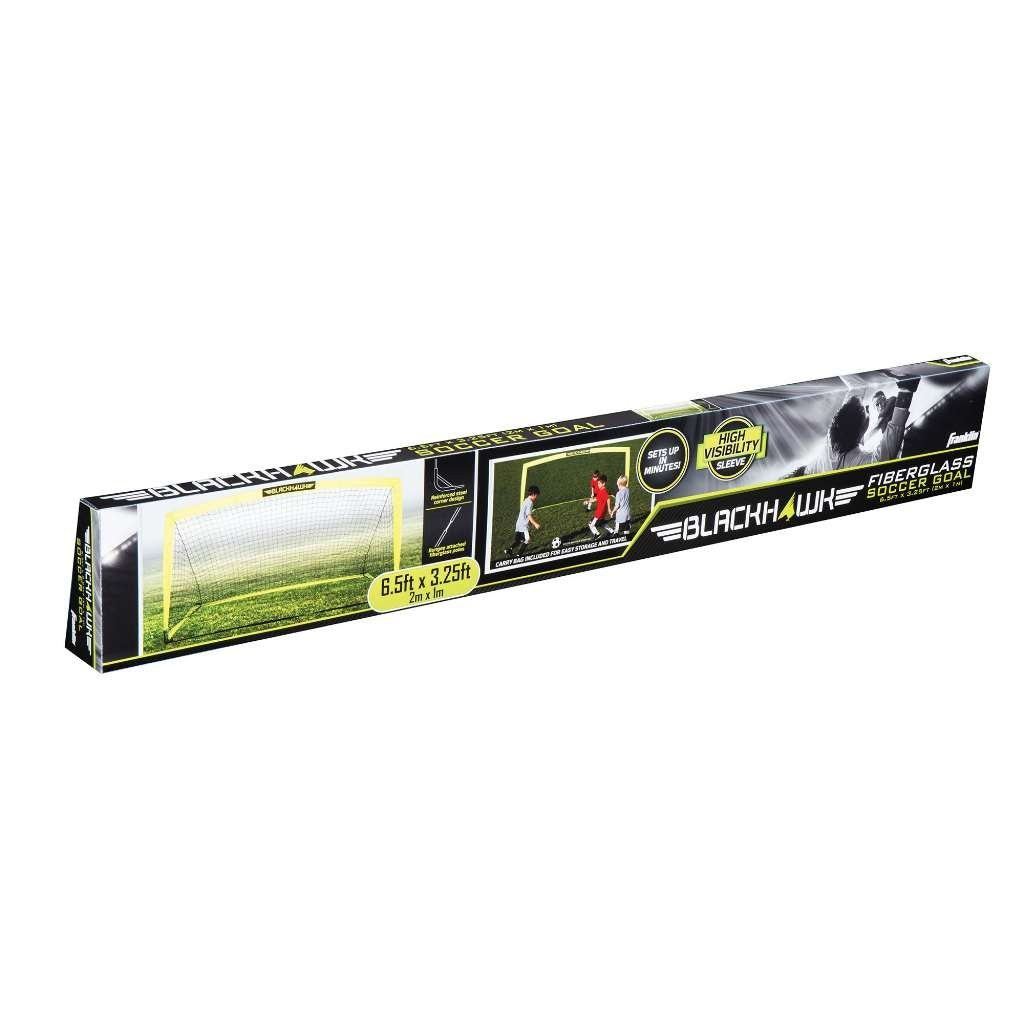 Franklin Sports Blackhawk Backyard Soccer Goal - Portable Kids Soccer Net - Pop