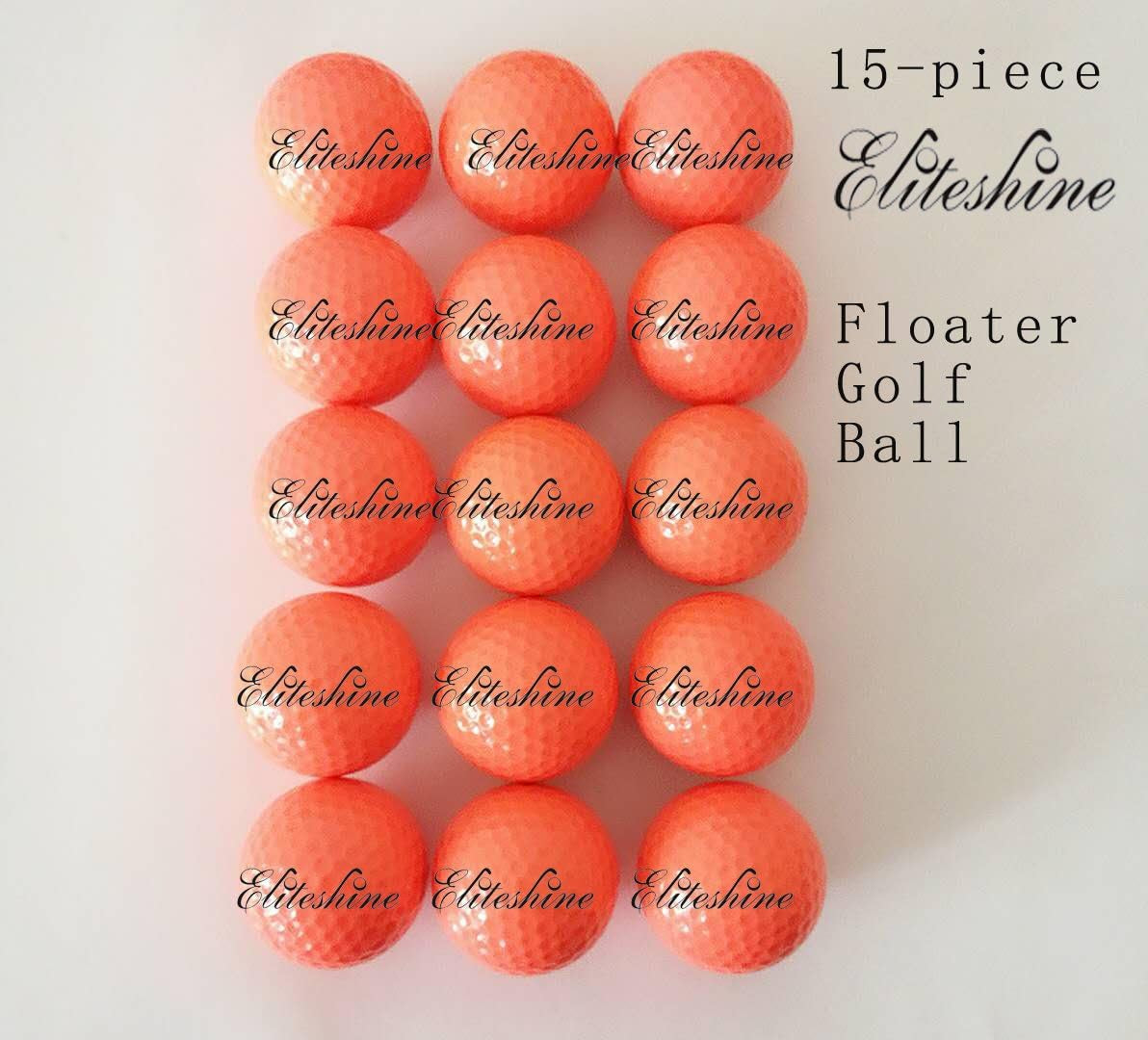 Floater Golf Balls Unsinkable Range Balls for Golf Clubs (15-Piece Pack)