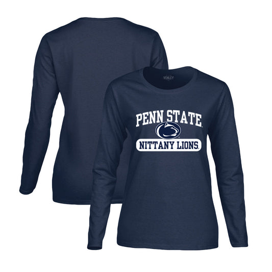 Official NCAA Penn State, Nittany Lions Womens Heavy Cotton Long-Sleeve