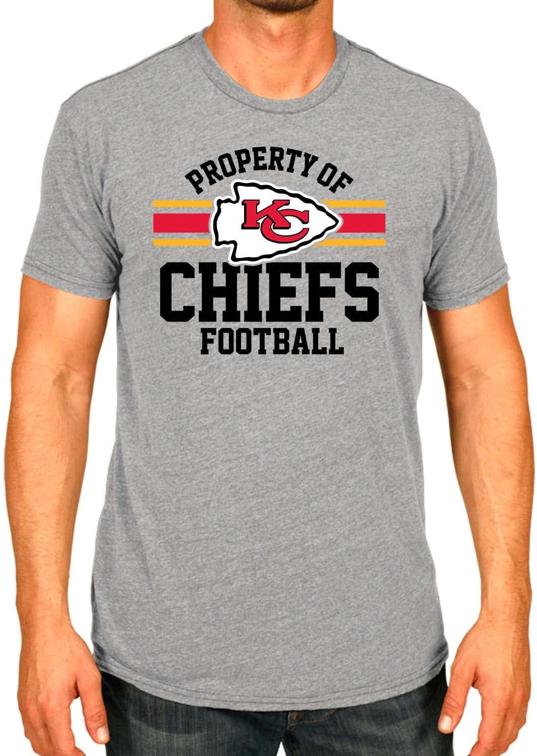 NFL Adult Property of T-Shirt - Cotton & Polyester - Show Your Team Pride with Ultimate Comfort and Quality