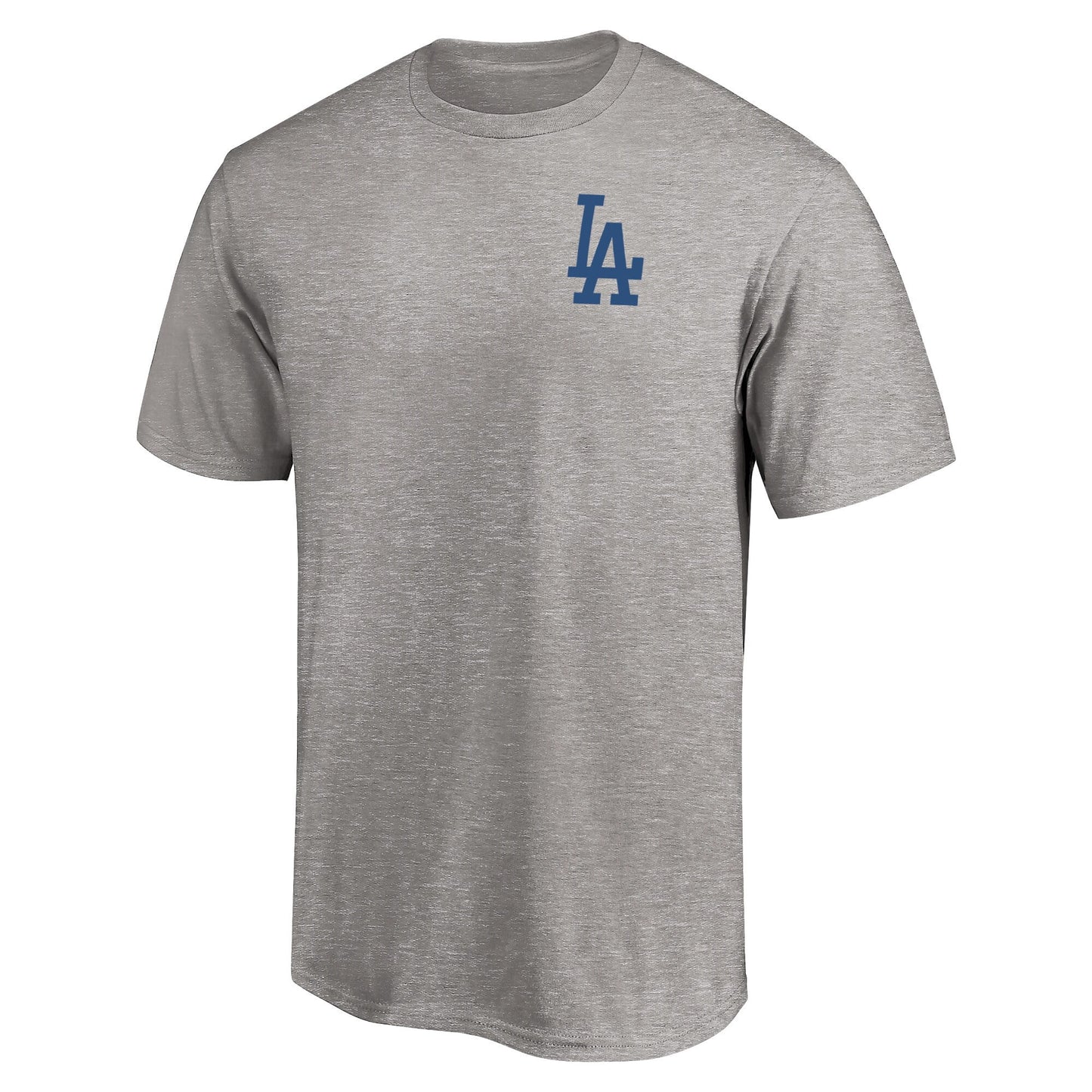 Men'S Heather Gray Los Angeles Dodgers Number One Dad T-Shirt