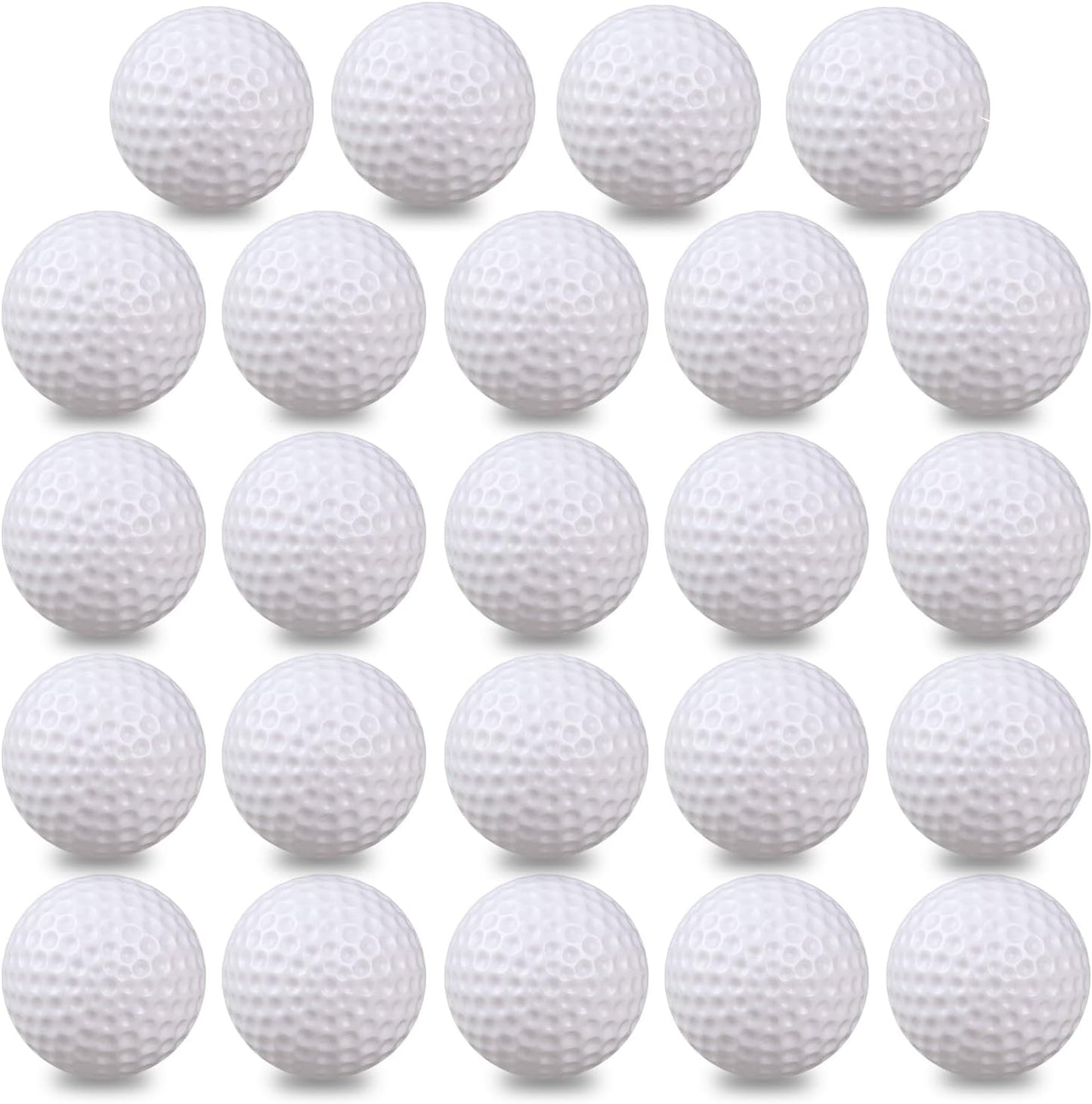 Plastic Golf Balls Practice, 24/100 Pack Hollow Plastic Golf Balls Indoor Outdoor Training, Golf Party Decorations