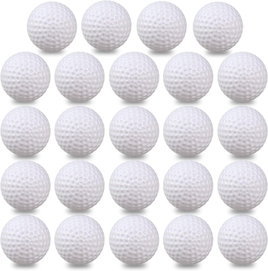 Plastic Golf Balls Practice, 24/100 Pack Hollow Plastic Golf Balls Indoor Outdoor Training, Golf Party Decorations