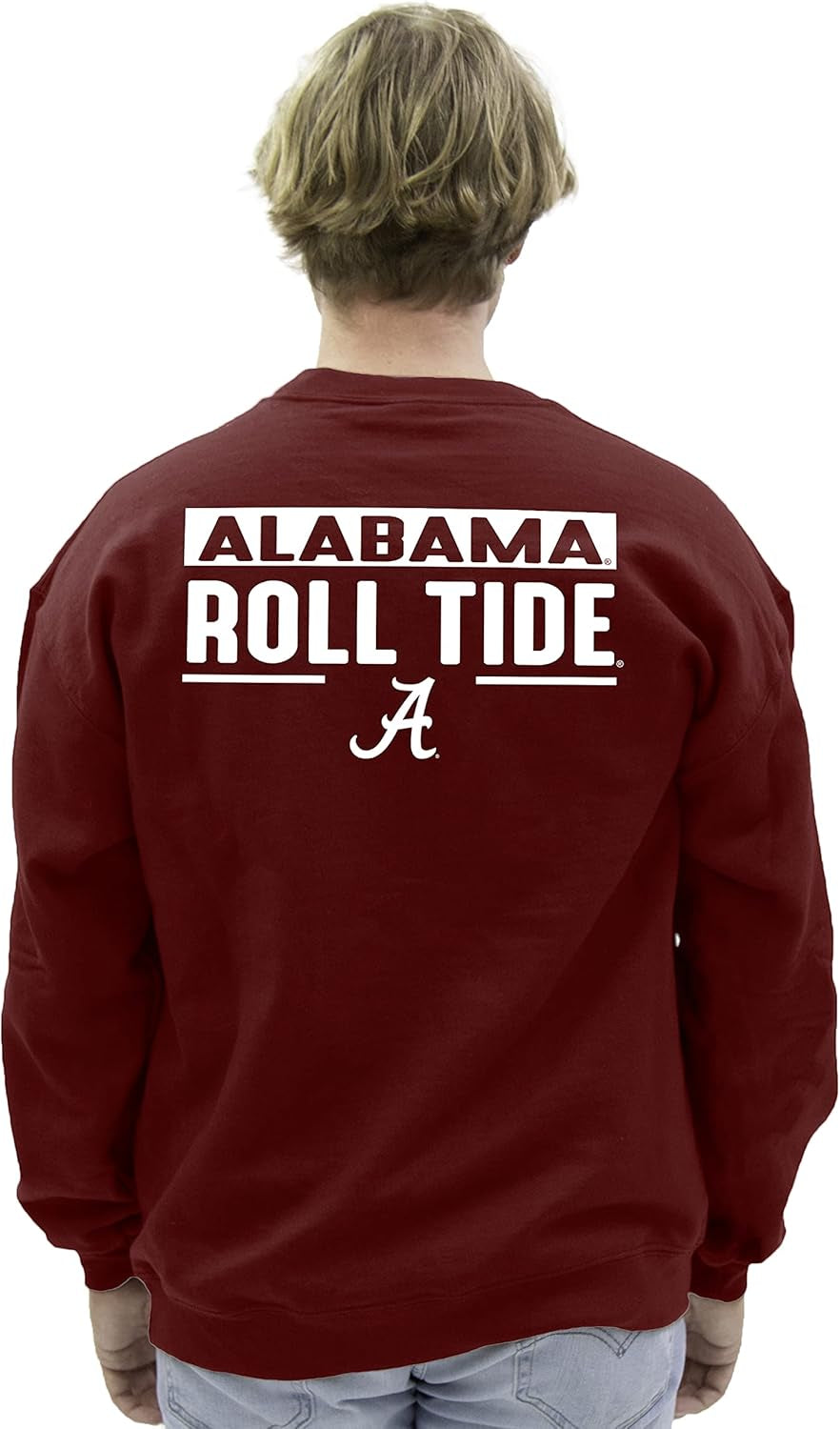 Men'S Crewneck Sweatshirt Front/Back
