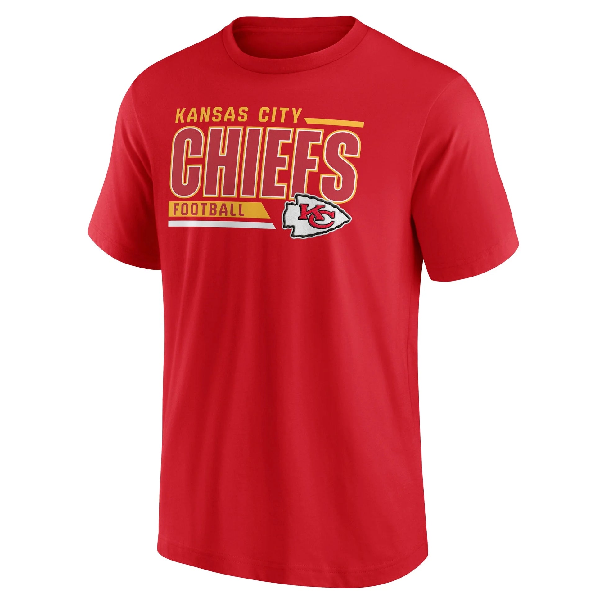 Men'S  Red Kansas City Chiefs Crew Neck T-Shirt