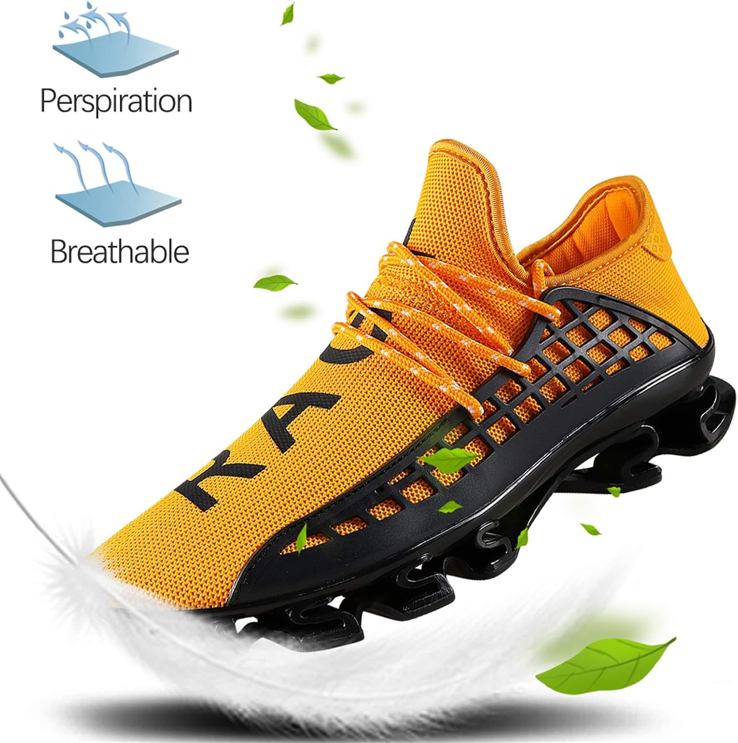 Mens Slip on Road Running Shoes Breathable Lightweight Comfortable Walking Shoes Athletic Gym Tennis Shoes for Men
