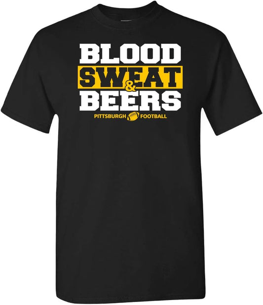 Blood Sweat & Beers Men'S T-Shirt for Football Fans