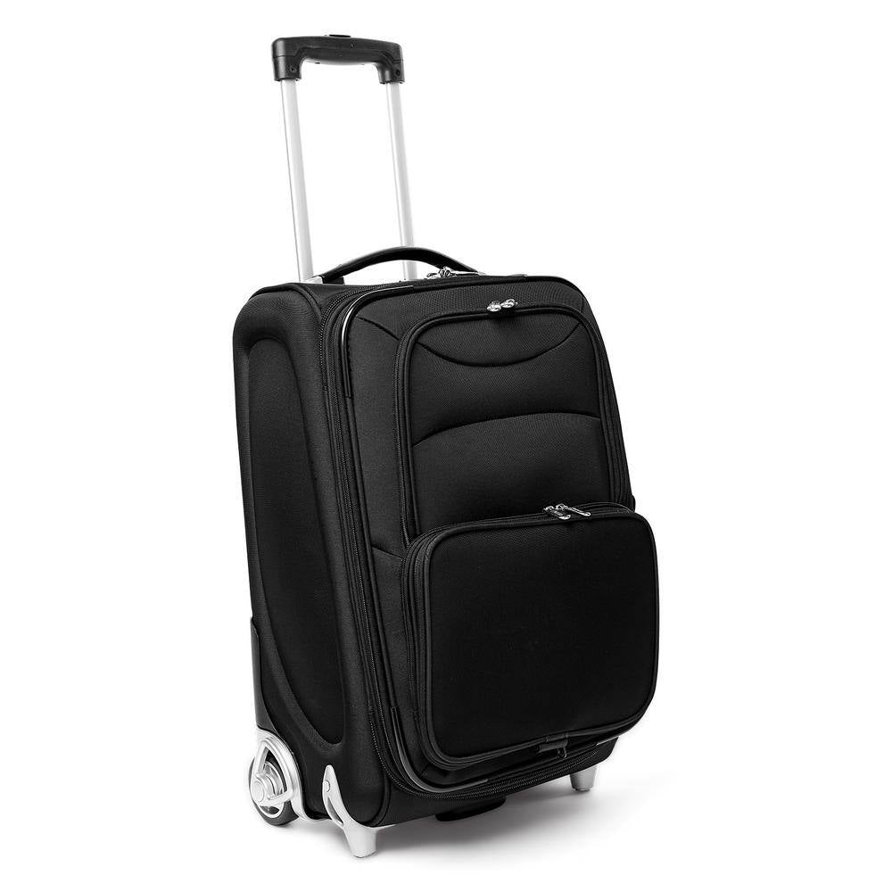 NFL San Francisco 49Ers 21 In. Black Carry-On Rolling Softside Suitcase