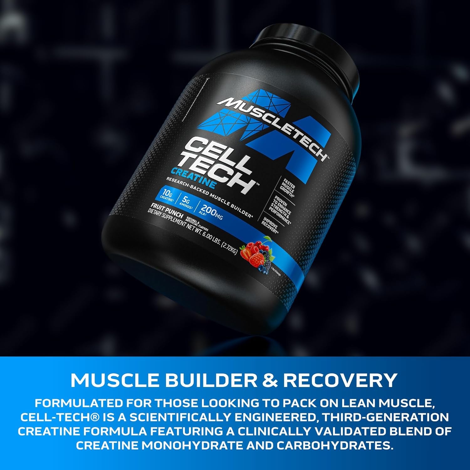 Creatine Monohydrate Powder | Cell-Tech Creatine Powder | Post Workout Recovery